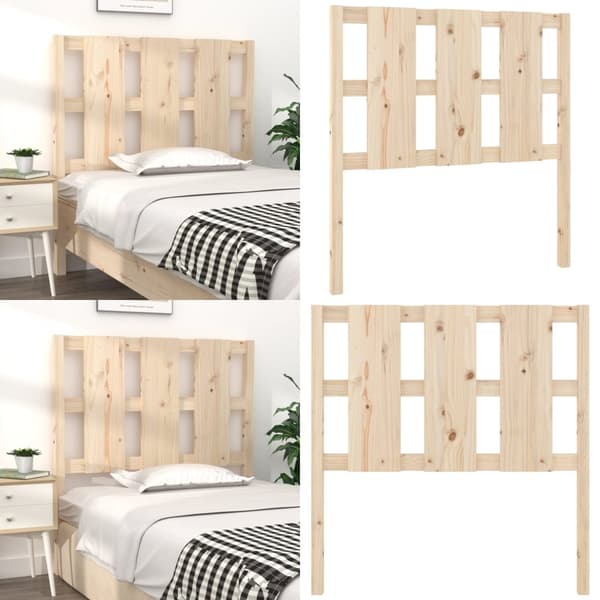 Sengegærde 95,5x4x100 cm massivt fyrretræ - Sengegærde - Sengegærder - Home & Living