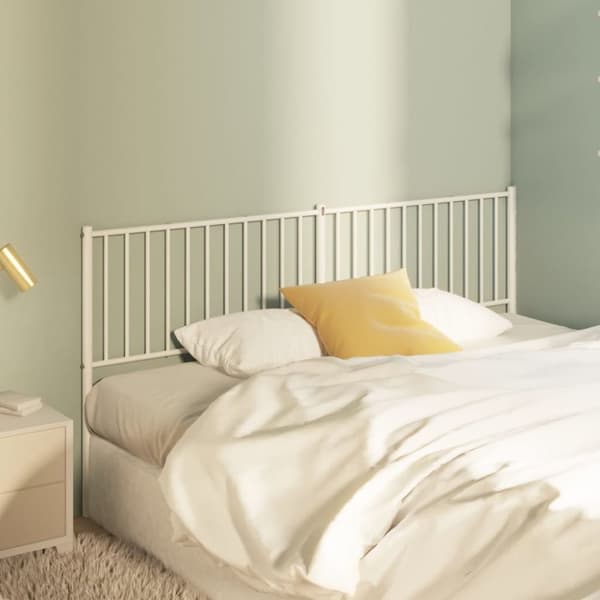 Huvudgavel metall vit 180 cm - Sänggavel - Huvudgavel - Home & Living
