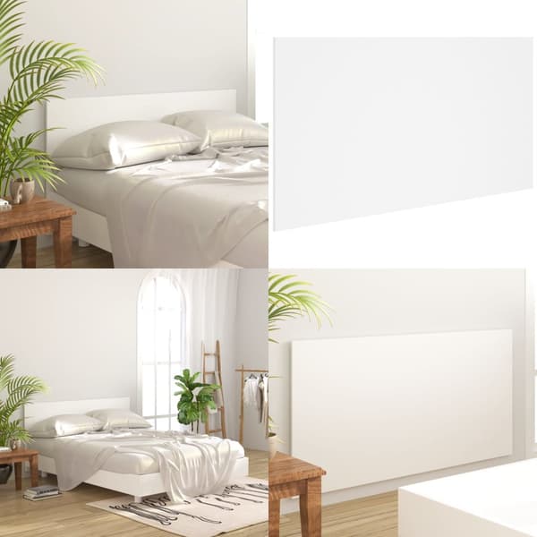 Sänggavel vit 160x1,5x80cm konstruerat trä - Sänggavel - Sänggavlar - Home & Living