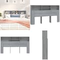 Miniatyrbillede 1 af 9: Sengegavl med opbevaring 180x19x103,5 cm grå sonoma-eg - Sengegavl Med Opbevaring - Sengegavle Med Opbevaring - Home & Living