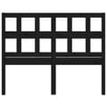 Pikkukuva 5 / 7: Sängynpääty musta 145,5x4x100 cm täysi mänty - Sängynpääty - Sängynpäädyt - Home & Living