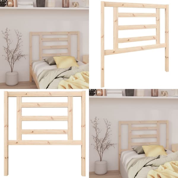 Sengegærde 96x4x100 cm massivt fyrretræ - Sengegærde - Sengegærder - Home & Living
