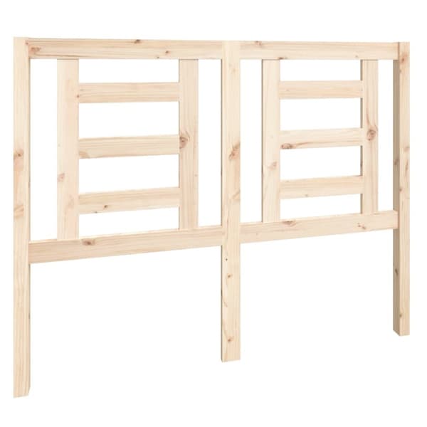 Sengegærde 126x4x100 cm massivt fyrretræ - Sengegærde - Sengegærder - Home & Living