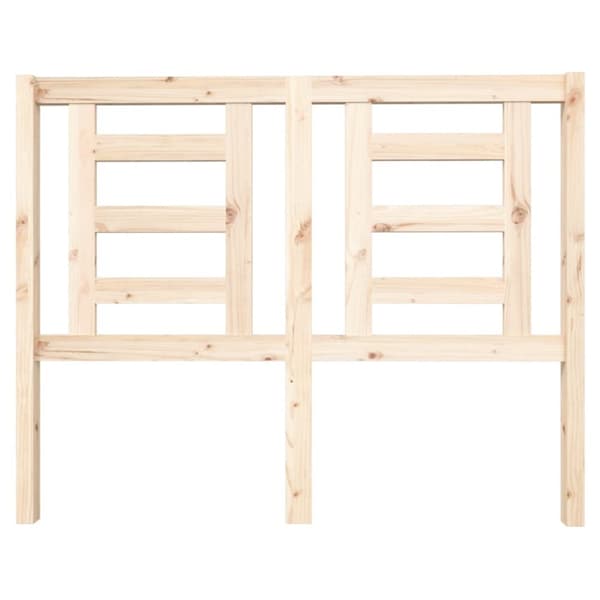 Sengegærde 126x4x100 cm massivt fyrretræ - Sengegærde - Sengegærder - Home & Living