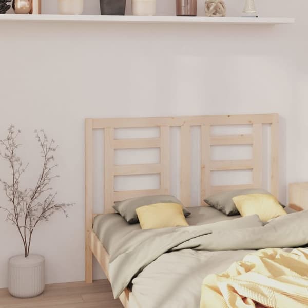 Sengegærde 126x4x100 cm massivt fyrretræ - Sengegærde - Sengegærder - Home & Living