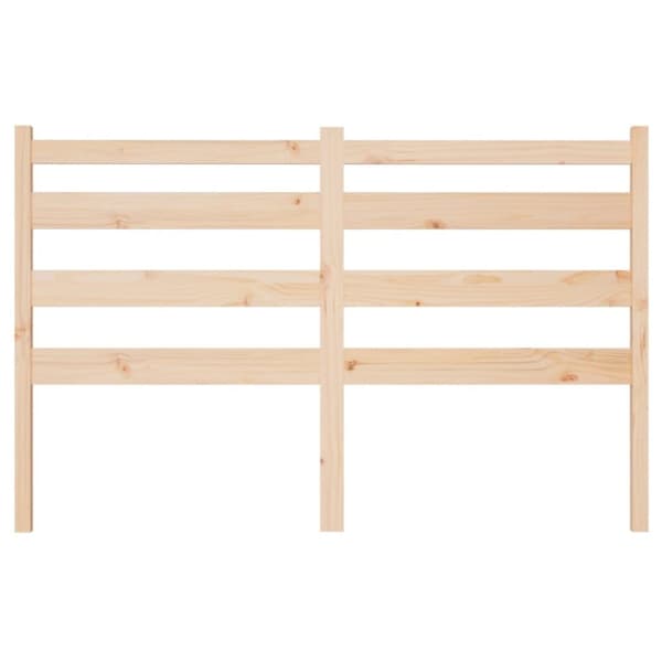 Sengegærde 126x4x100 cm massivt fyrretræ - Sengegærde - Sengegærder - Home & Living