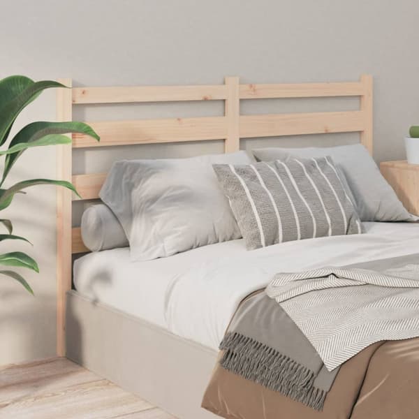 Sengegærde 126x4x100 cm massivt fyrretræ - Sengegærde - Sengegærder - Home & Living