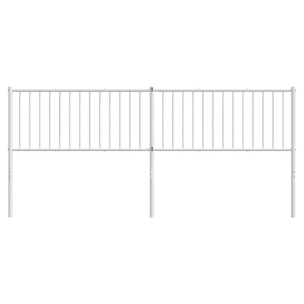 Sengegavl 200 cm metal hvid - Sengegavl - Sengegavle - Home & Living