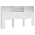 Miniatyrbillede 3 af 9: Sengegavl med opbevaring 180x19x103,5 cm hvid højglans - Sengegavl Med Opbevaring - Sengegavle Med Opbevaring - Home & Living