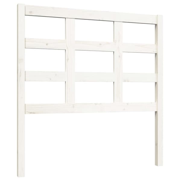 Sengegærde 95,5x4x100 cm massivt fyrretræ hvid - Sengegærde - Sengegærder - Home & Living