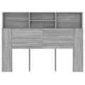 Miniatyrbillede 6 af 9: Sengegavl med opbevaring 140x19x103,5 cm grå sonoma-eg - Sengegavl Med Opbevaring - Sengegavle Med Opbevaring - Home & Living
