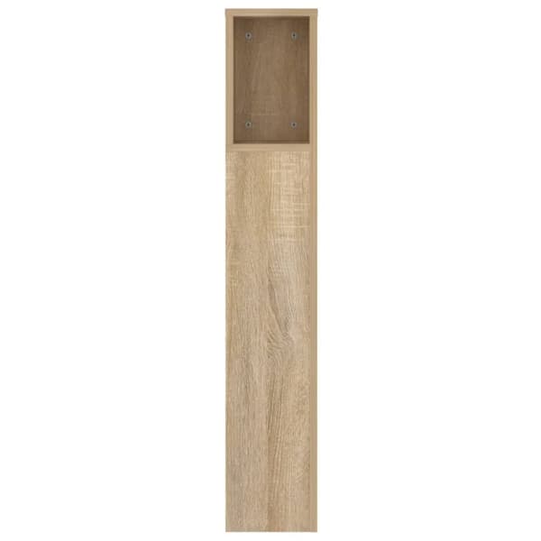 Sengegavl med opbevaring 140x18,5x104,5 cm sonoma-eg - Sengegavl Med Opbevaring - Sengegavle Med Opbevaring - Home & Living