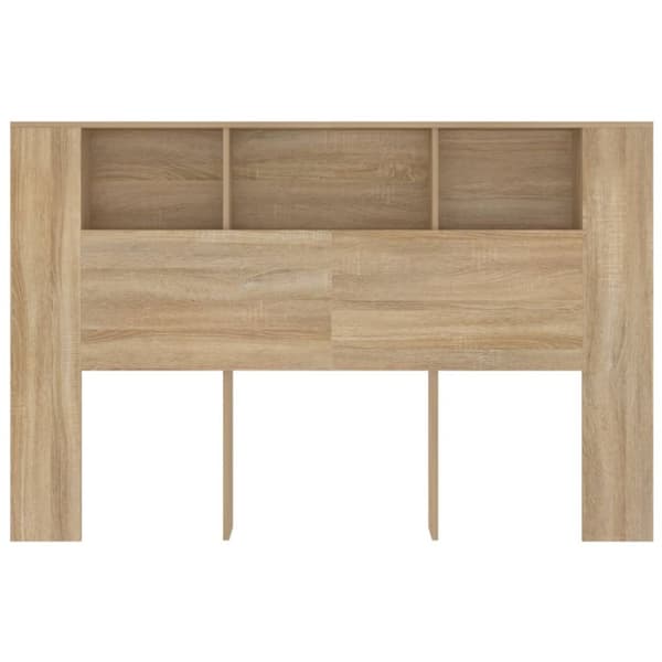Sengegavl med opbevaring 160x18,5x104,5 cm sonoma-eg - Sengegavl Med Opbevaring - Sengegavle Med Opbevaring - Home & Living