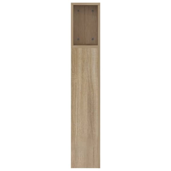 Sengegavl med opbevaring 160x18,5x104,5 cm sonoma-eg - Sengegavl Med Opbevaring - Sengegavle Med Opbevaring - Home & Living