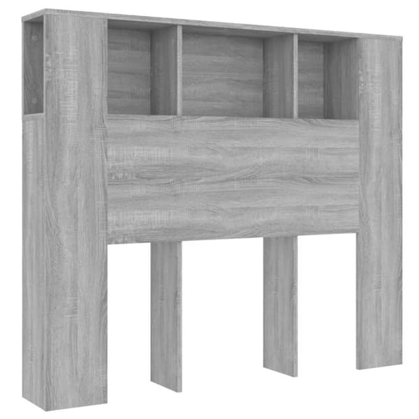 Sängynpääty säilytystilalla harmaa Sonoma 120x18,5x102,5 cm - Sängynpääty Säilytystilalla - Sängynpäädyt Säilytystilalla - Home & Living