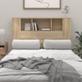 Miniatyrbillede 2 af 8: Sengegavl med opbevaring 120x18,5x102,5 cm sonoma-eg - Sengegavl Med Opbevaring - Sengegavle Med Opbevaring - Home & Living