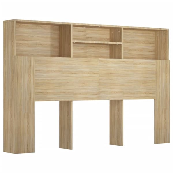 Sänggavel med förvaring sonoma-ek 160x19x103,5 cm - Sänggavelskåp - Sängskåp - Home & Living