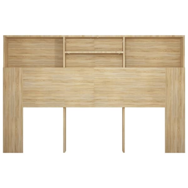 Sänggavel med förvaring sonoma-ek 160x19x103,5 cm - Sänggavelskåp - Sängskåp - Home & Living
