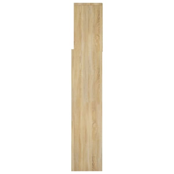 Sänggavel med förvaring sonoma-ek 160x19x103,5 cm - Sänggavelskåp - Sängskåp - Home & Living