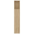 Miniatyrbillede 6 af 8: Sengegavl med opbevaring 180x18,5x104,5 cm sonoma-eg - Sengegavl Med Opbevaring - Sengegavle Med Opbevaring - Home & Living