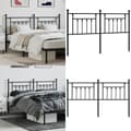 Miniatyrbillede 1 af 8: Sengegavl 160 cm metal sort - Sengegavl - Sengegavle - Home & Living