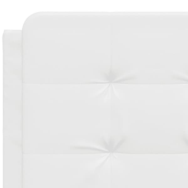 vidaXL gavlpude 140 cm kunstlæder hvid