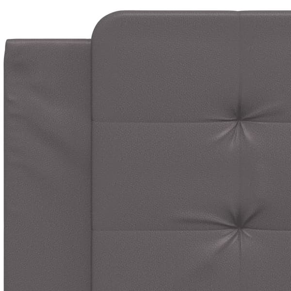 vidaXL gavlpude 100 cm kunstlæder grå