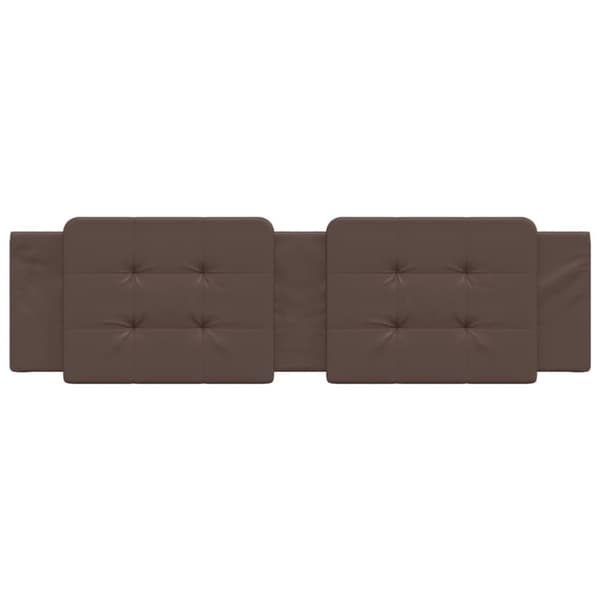 vidaXL gavlpude 180 cm kunstlæder brun