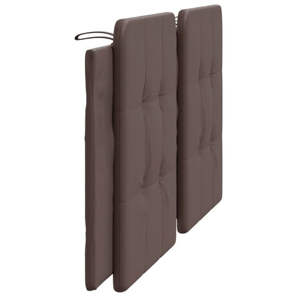 vidaXL gavlpude 180 cm kunstlæder brun