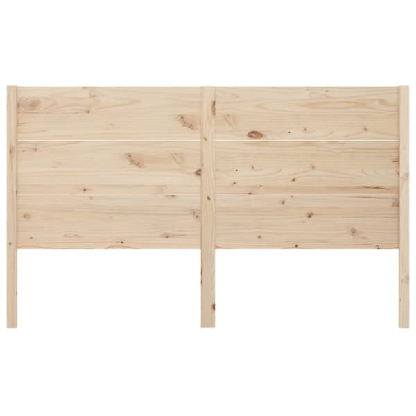 sengegærde 206x4x100 cm massivt fyrretræ