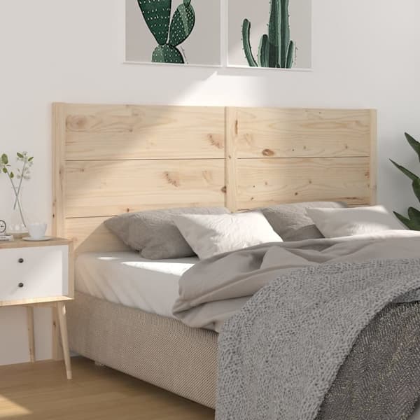 sengegærde 206x4x100 cm massivt fyrretræ
