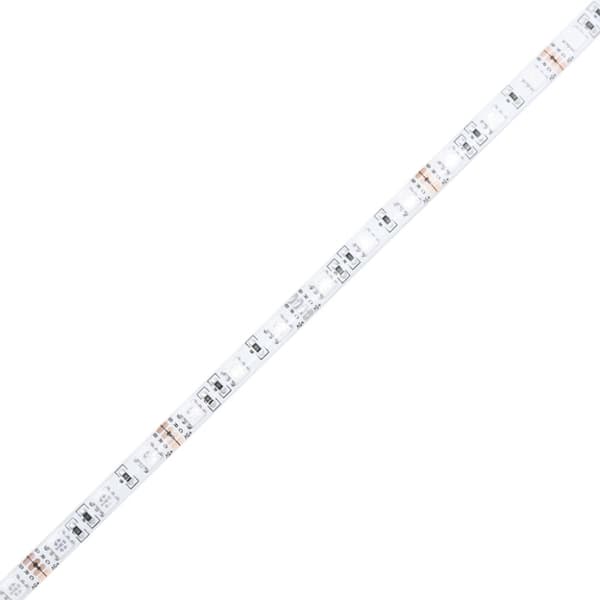sengegavl med opbevaring og LED-lys 160x16,5x103,5 cm brunt eg