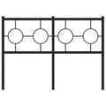 Miniatyrbillede 3 af 7: sengegavl 120 cm metal sort