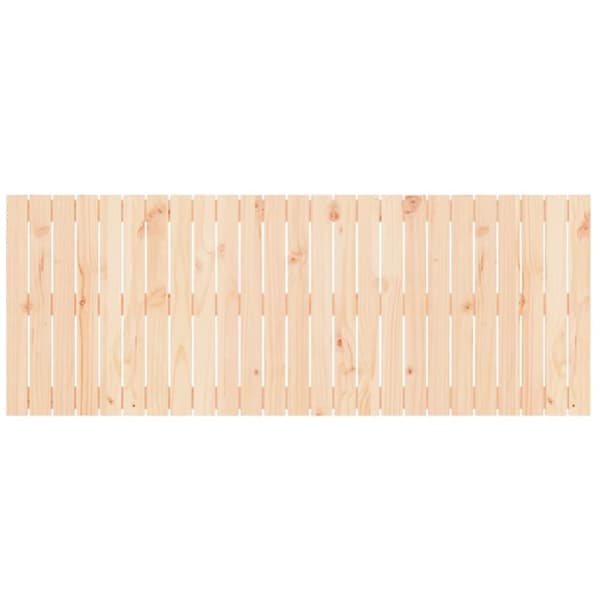 Sängynpääty seinälle 159,5x3x60 cm täysi mänty