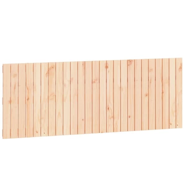 Sängynpääty seinälle 159,5x3x60 cm täysi mänty