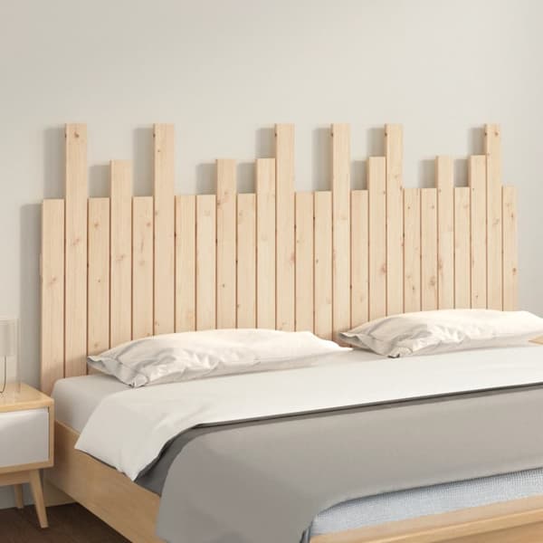 sengegavl 159,5x3x80 cm massivt fyrretræ
