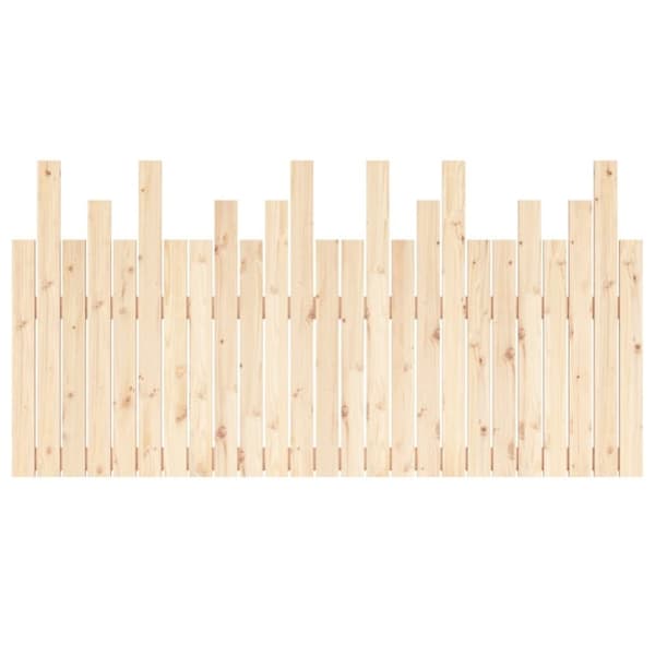 sengegavl 159,5x3x80 cm massivt fyrretræ