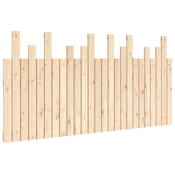 sengegavl 159,5x3x80 cm massivt fyrretræ