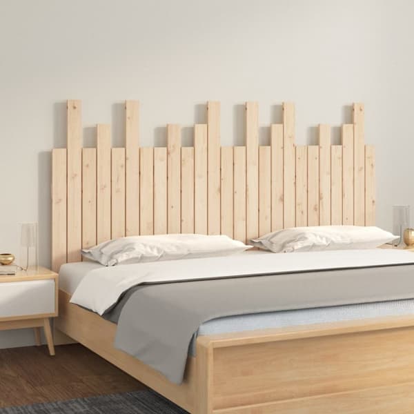 sengegavl 159,5x3x80 cm massivt fyrretræ