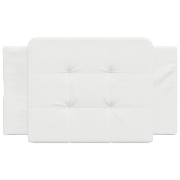 gavlpude 90 cm kunstlæder hvid
