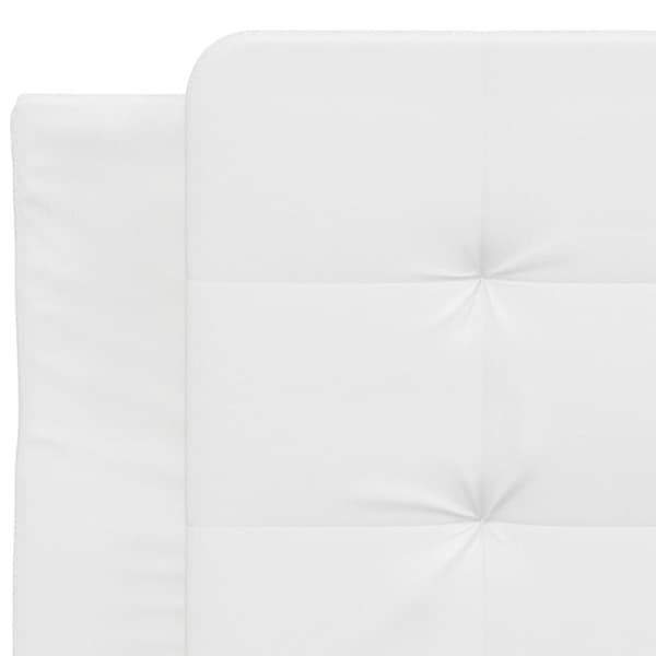 gavlpude 90 cm kunstlæder hvid