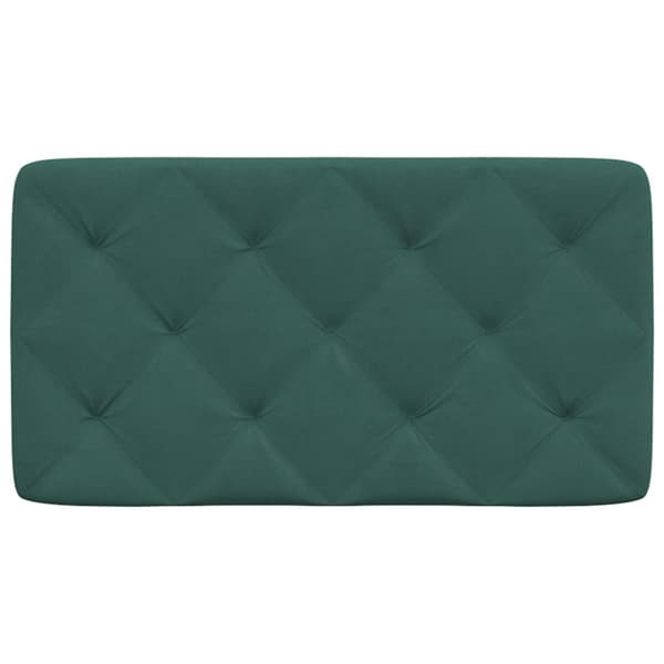 Dyna till huvudgavel mörkgrön 90 cm sammet