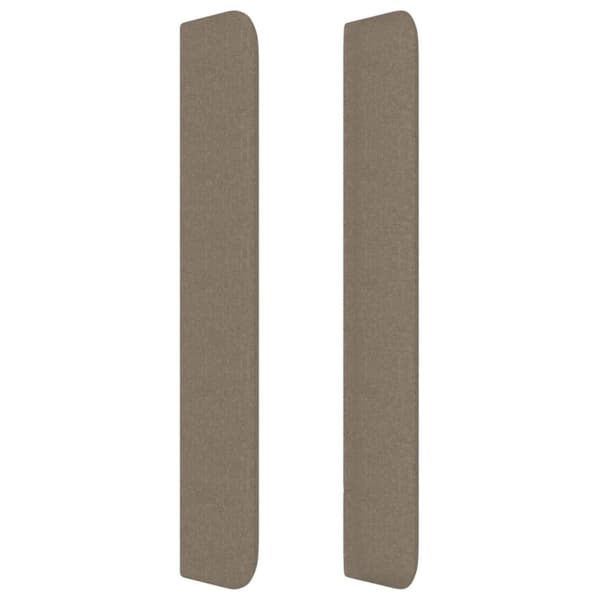 Korvatuki, taupe, 147x16x118/128 cm, kangas