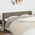 Pikkukuva 1 / 9: Sänggavel med kanter taupe 163x23x78/88 cm tyg