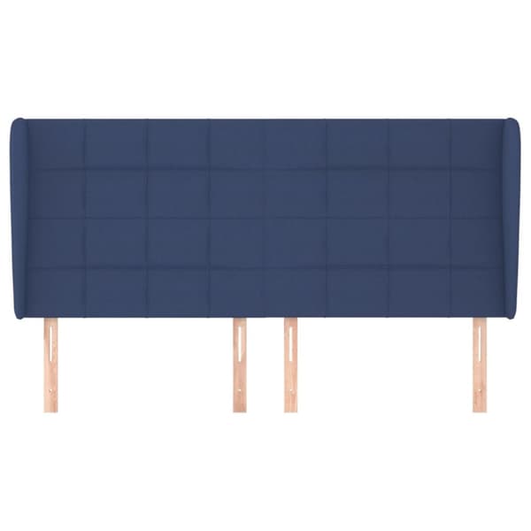 Korvatuki, sininen, 203x23x118/128 cm, kangas