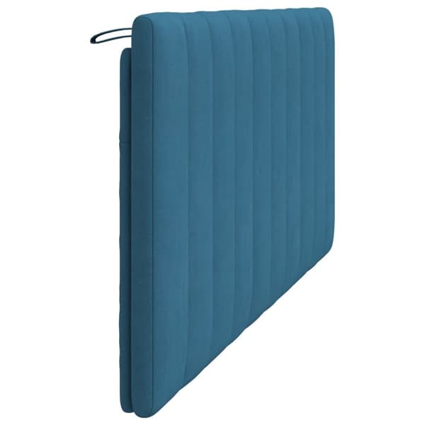 gavlpude 180 cm velour blå