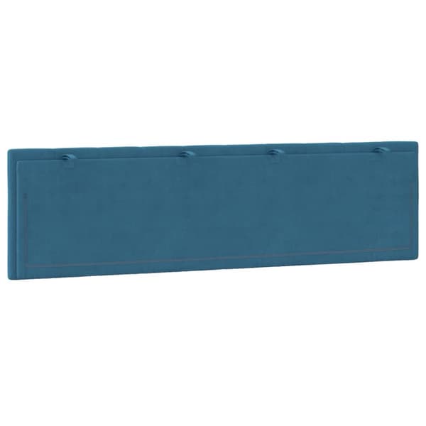 gavlpude 180 cm velour blå