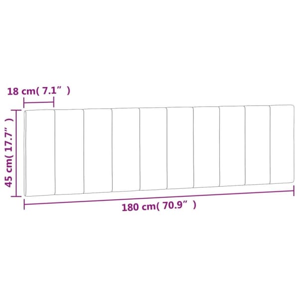 gavlpude 180 cm velour blå