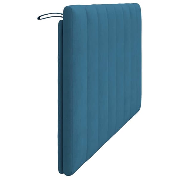 gavlpude 160 cm velour blå