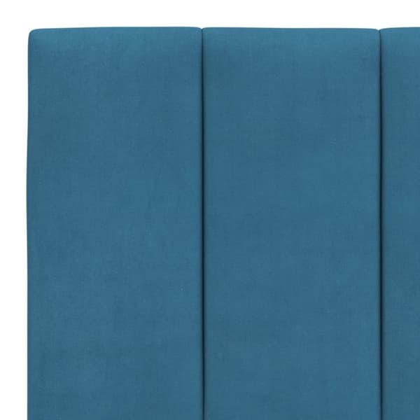 gavlpude 160 cm velour blå
